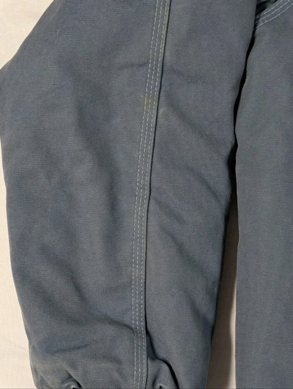 Berne Workwear Youth XL 18-20 Hooded Jacket Blue Quilted Canvas BHJ61SLB